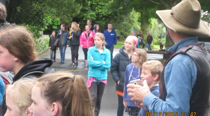 Oscar performs at Thorndon Fair